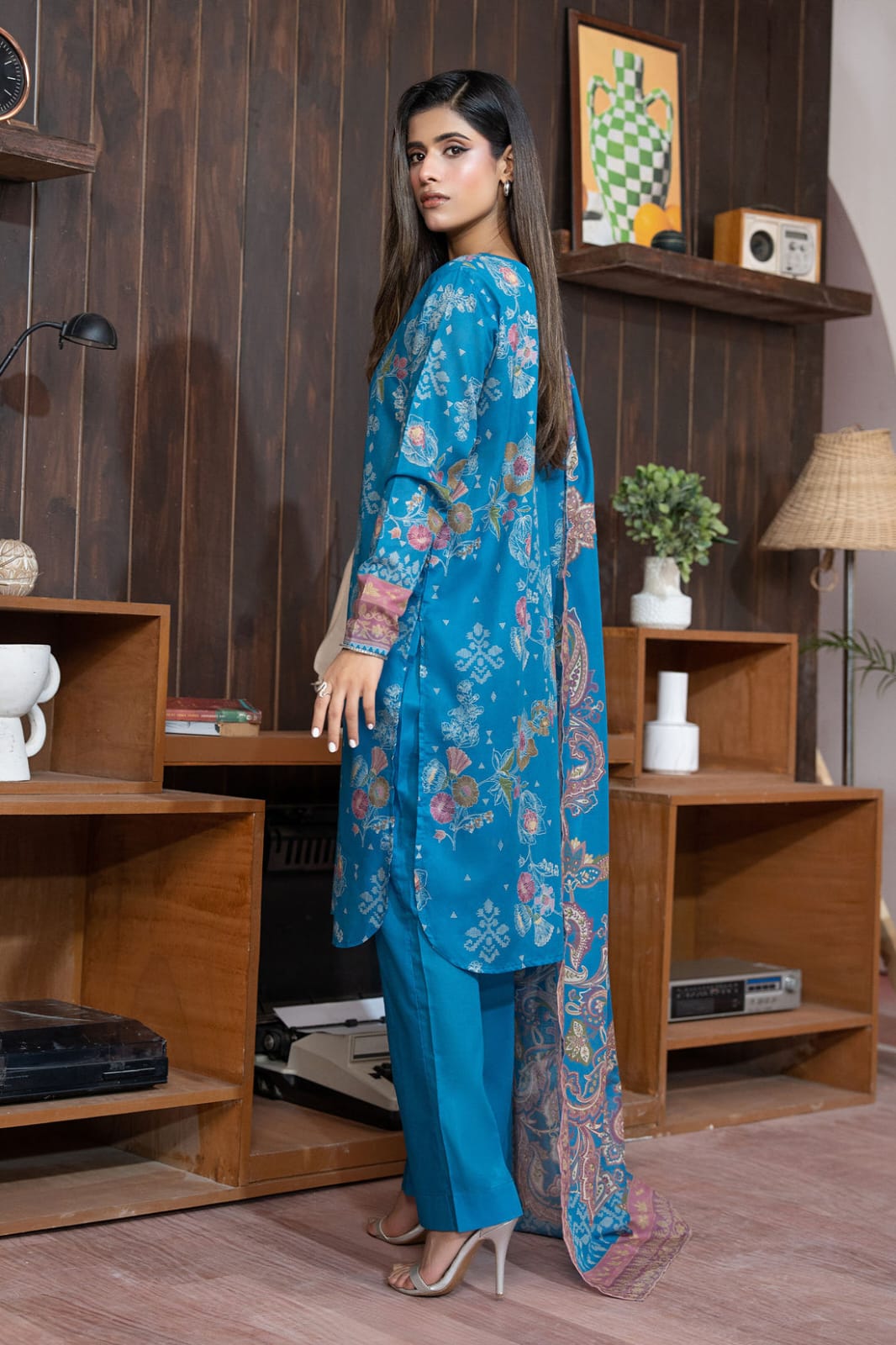 SAFA NOOR 3 PIECE DIGITAL PRINTED LAWN
