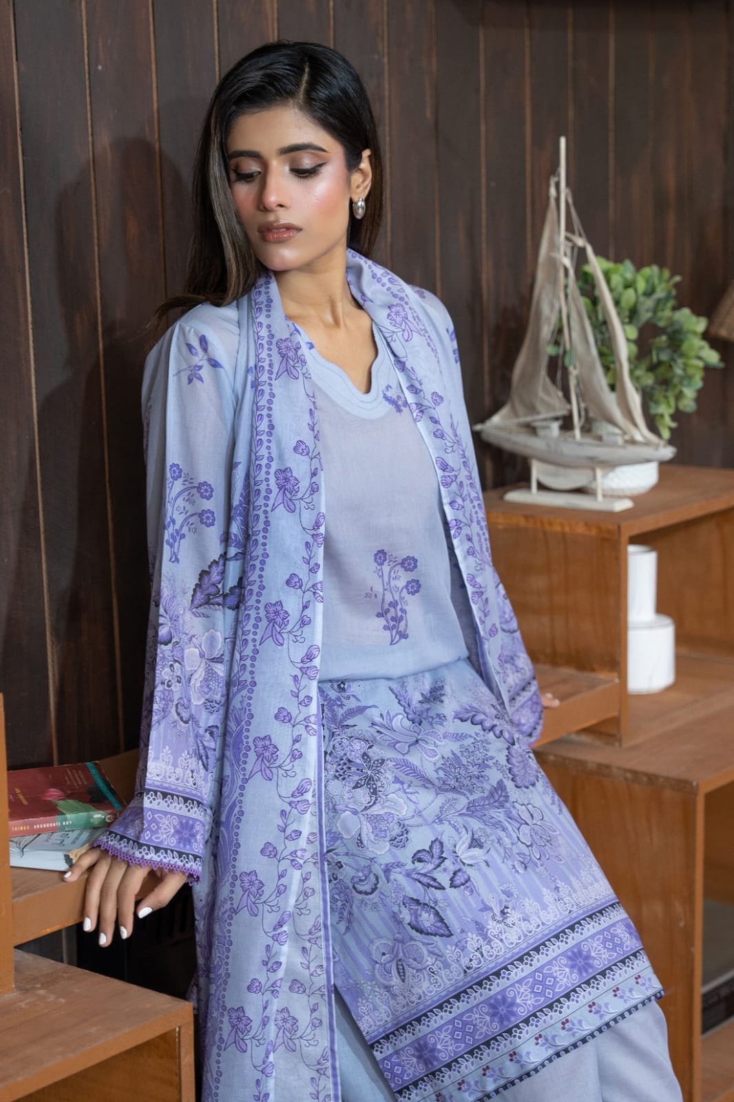 SAFA NOOR 3 PIECE DIGITAL PRINTED LAWN