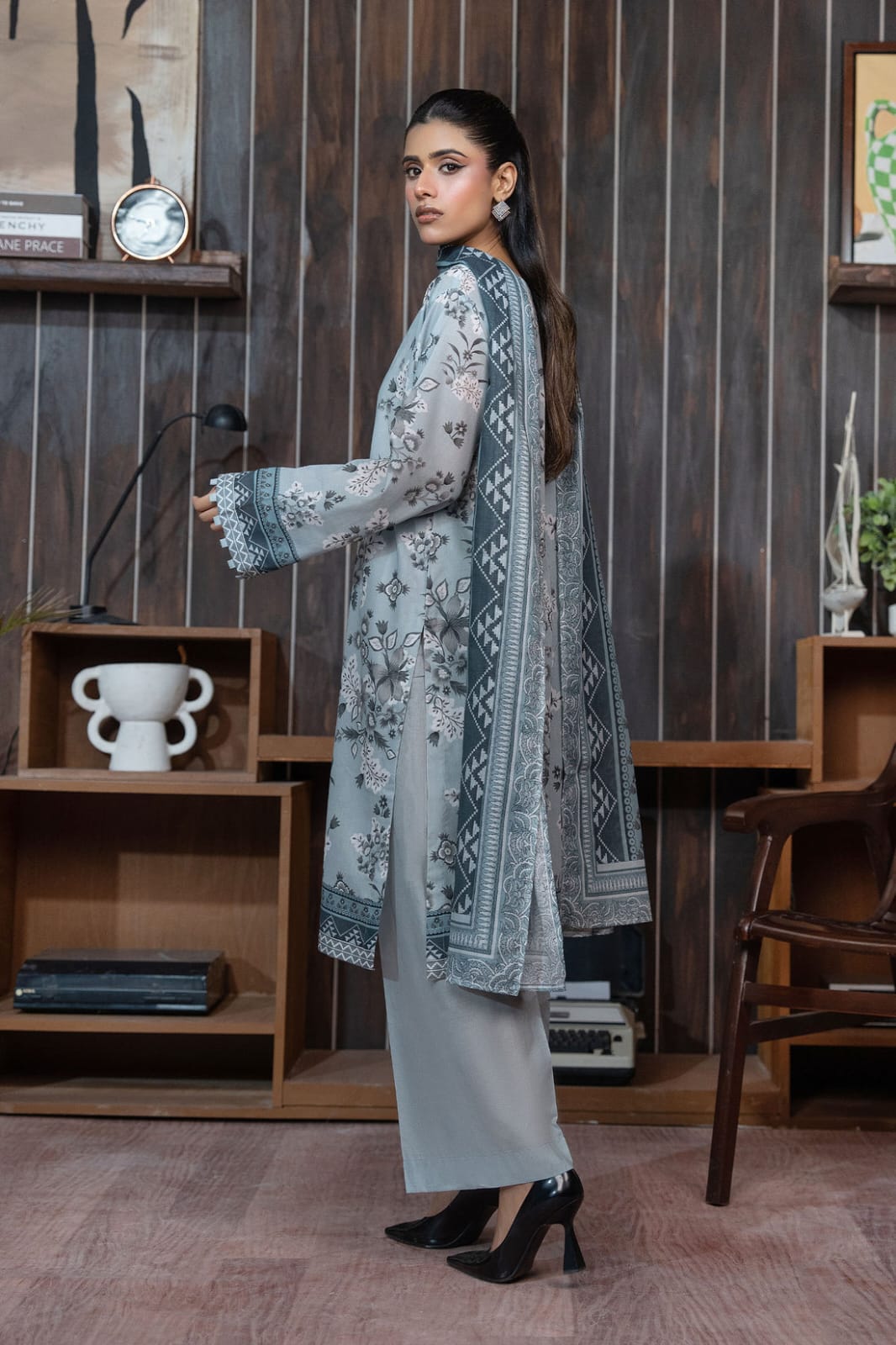 SAFA NOOR 3 PIECE DIGITAL PRINTED LAWN