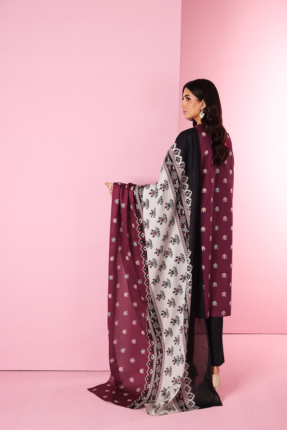 Unstitched 3 Piece - Printed Suit