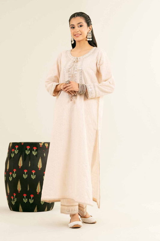 2 Piece-Embroidered Suit