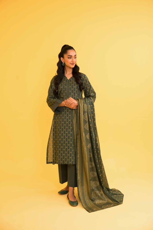 Unstitched 3 Piece - Printed Suit