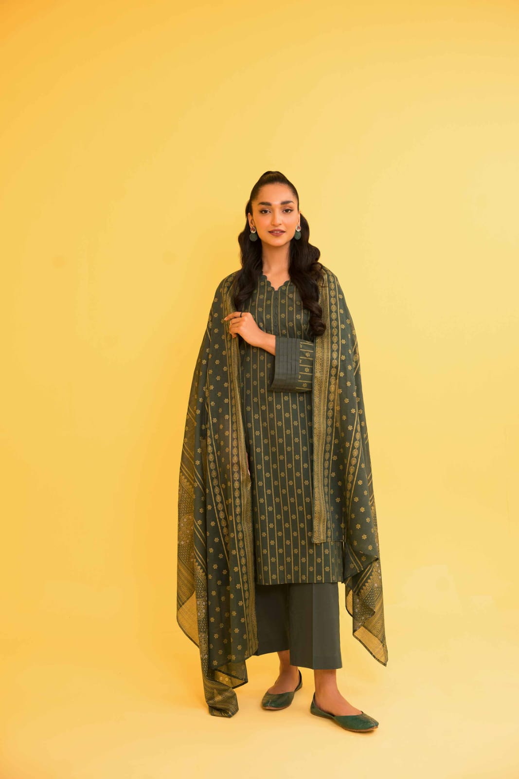 Unstitched 3 Piece - Printed Suit