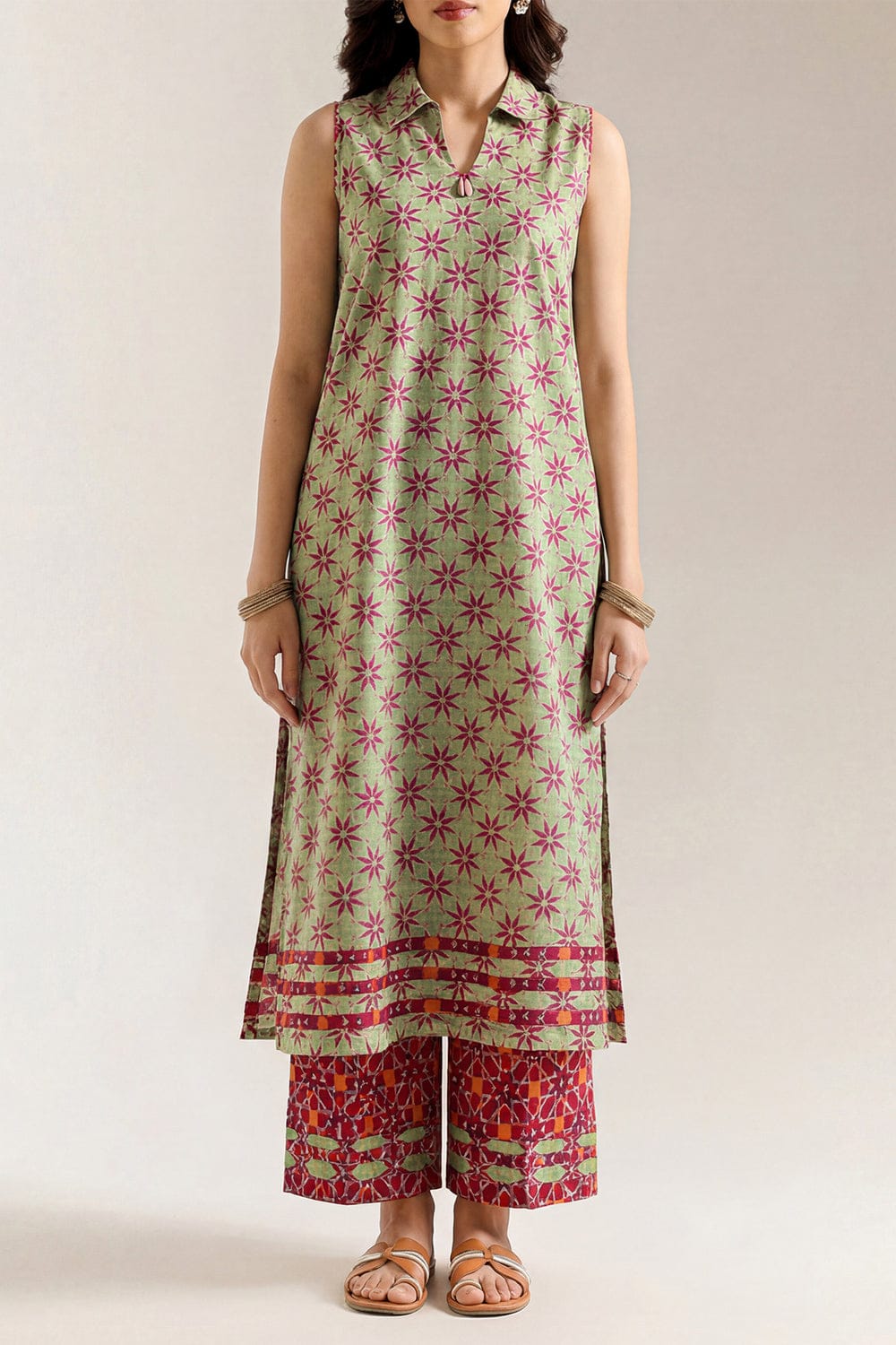 Unstitched Printed Lawn 2 Piece (Shirt/Trouser