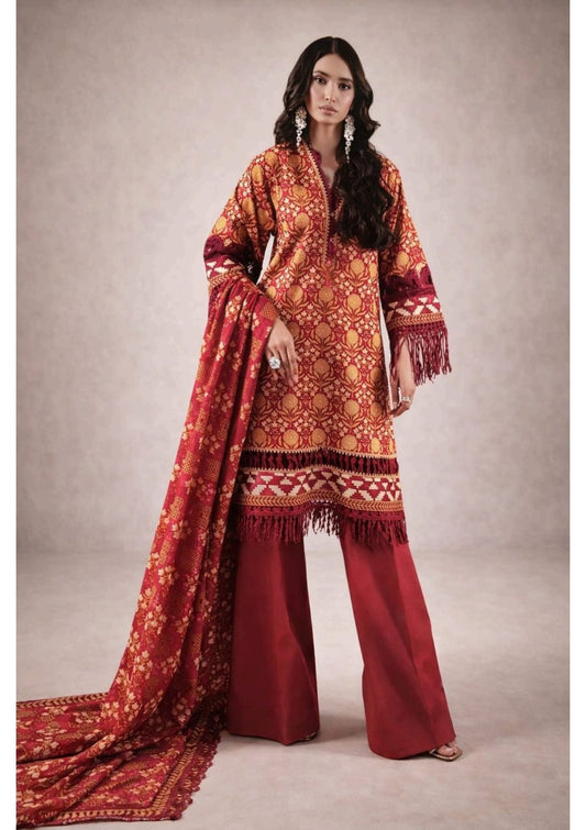 BONANZA SATRANGI 03 PIECE PRINTED LAWN