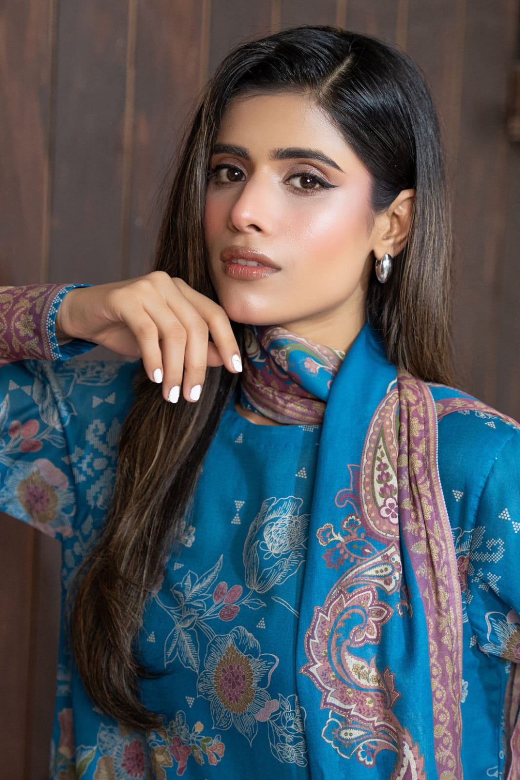 SAFA NOOR 3 PIECE DIGITAL PRINTED LAWN