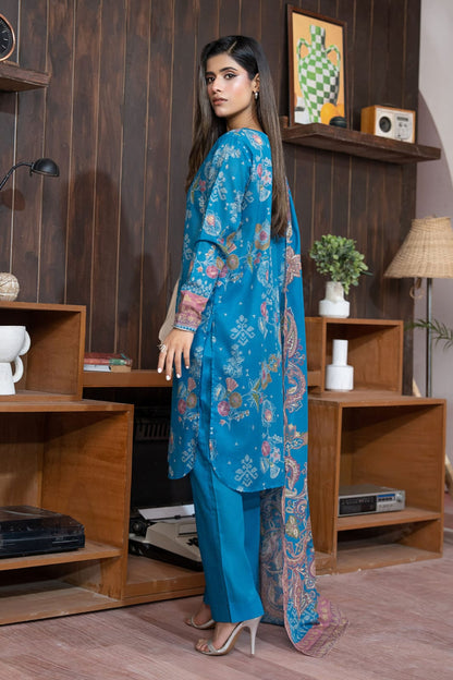 SAFA NOOR 3 PIECE DIGITAL PRINTED LAWN