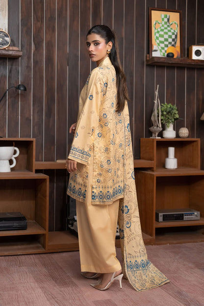 SAFA NOOR 3 PIECE DIGITAL PRINTED LAWN