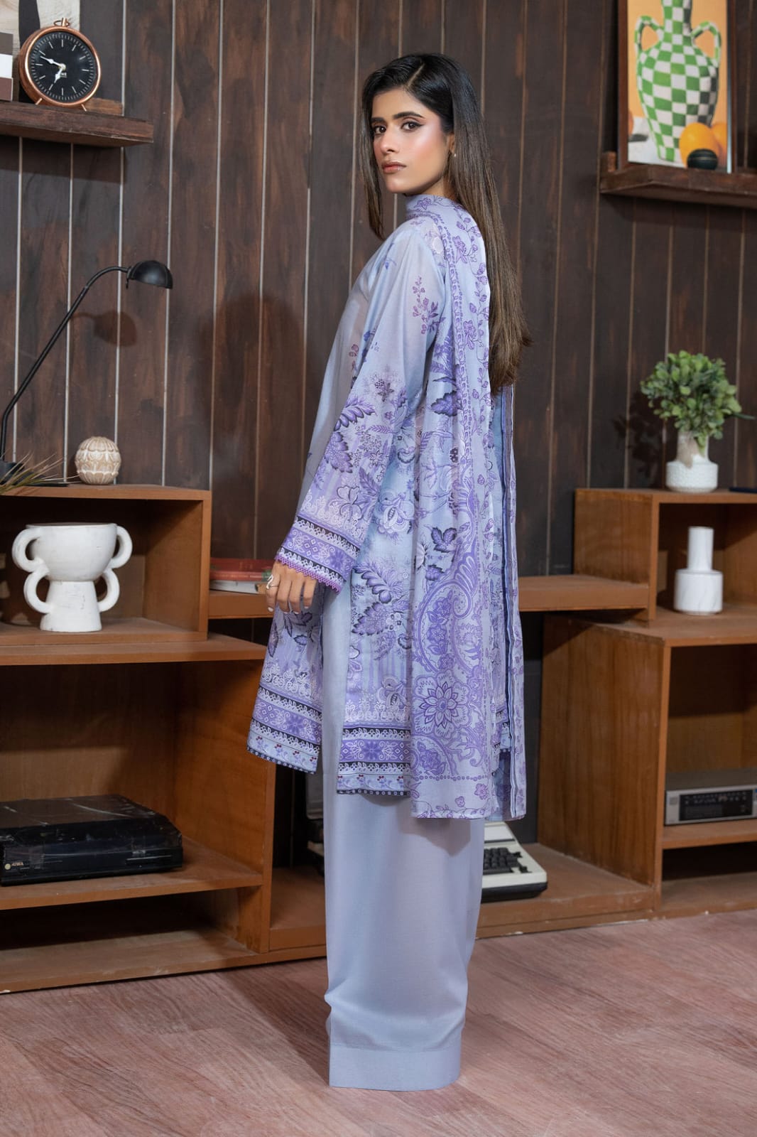 SAFA NOOR 3 PIECE DIGITAL PRINTED LAWN