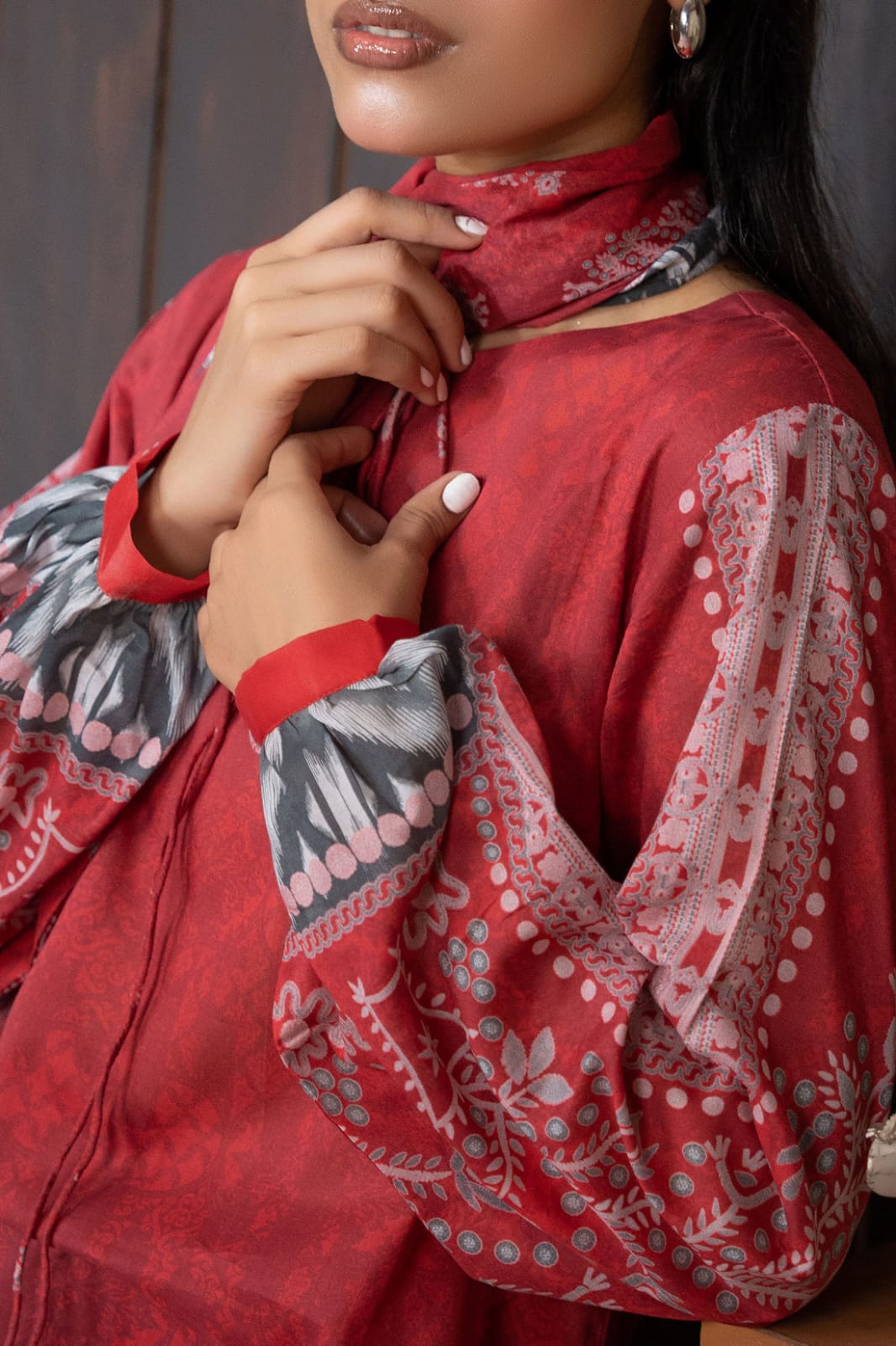 SAFA NOOR 3 PIECE DIGITAL PRINTED LAWN