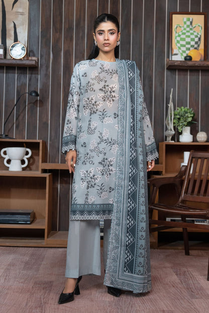 SAFA NOOR 3 PIECE DIGITAL PRINTED LAWN