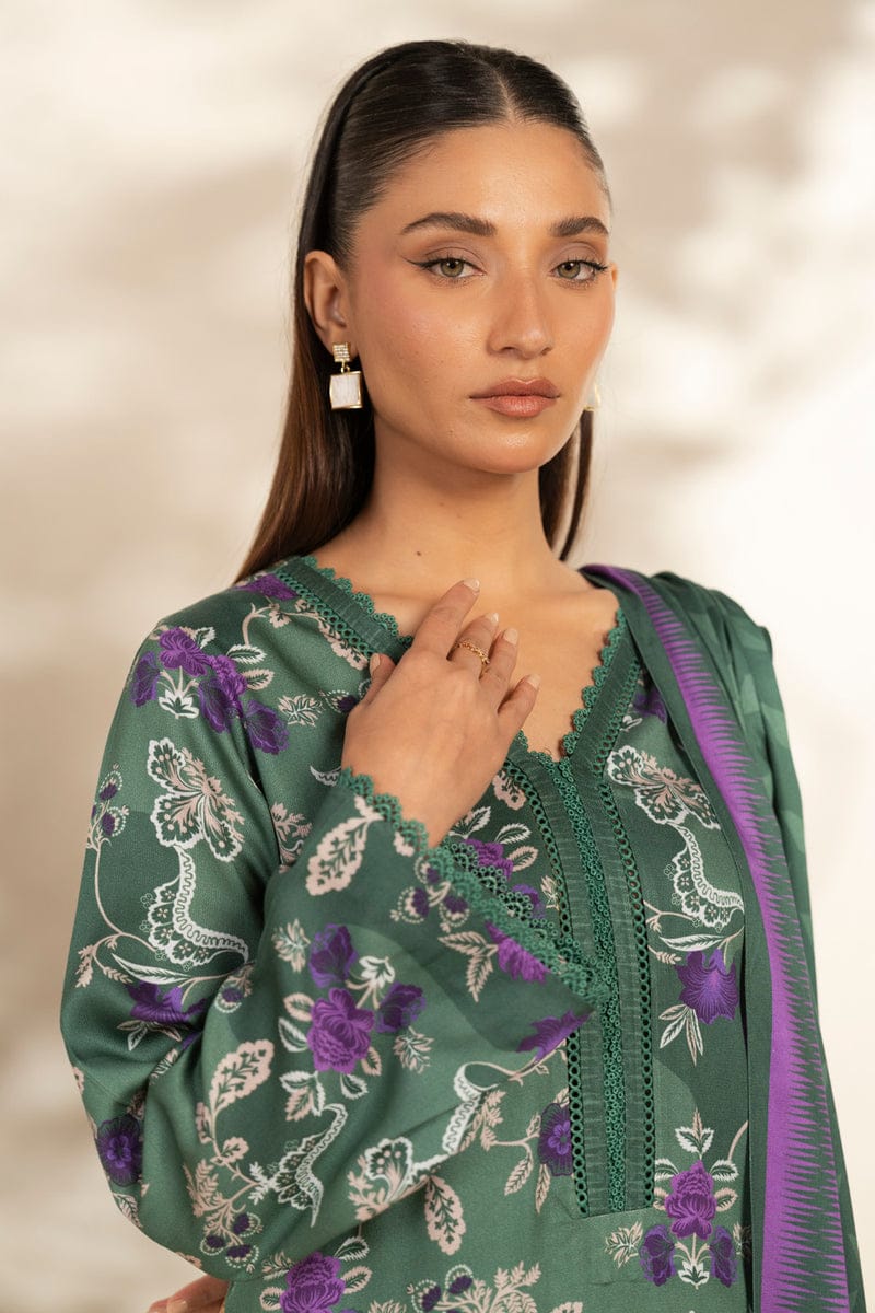 Al karam 3 piece Digital printed Lawn