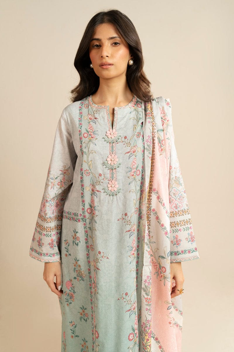 Al karam 3 piece Digital printed Lawn