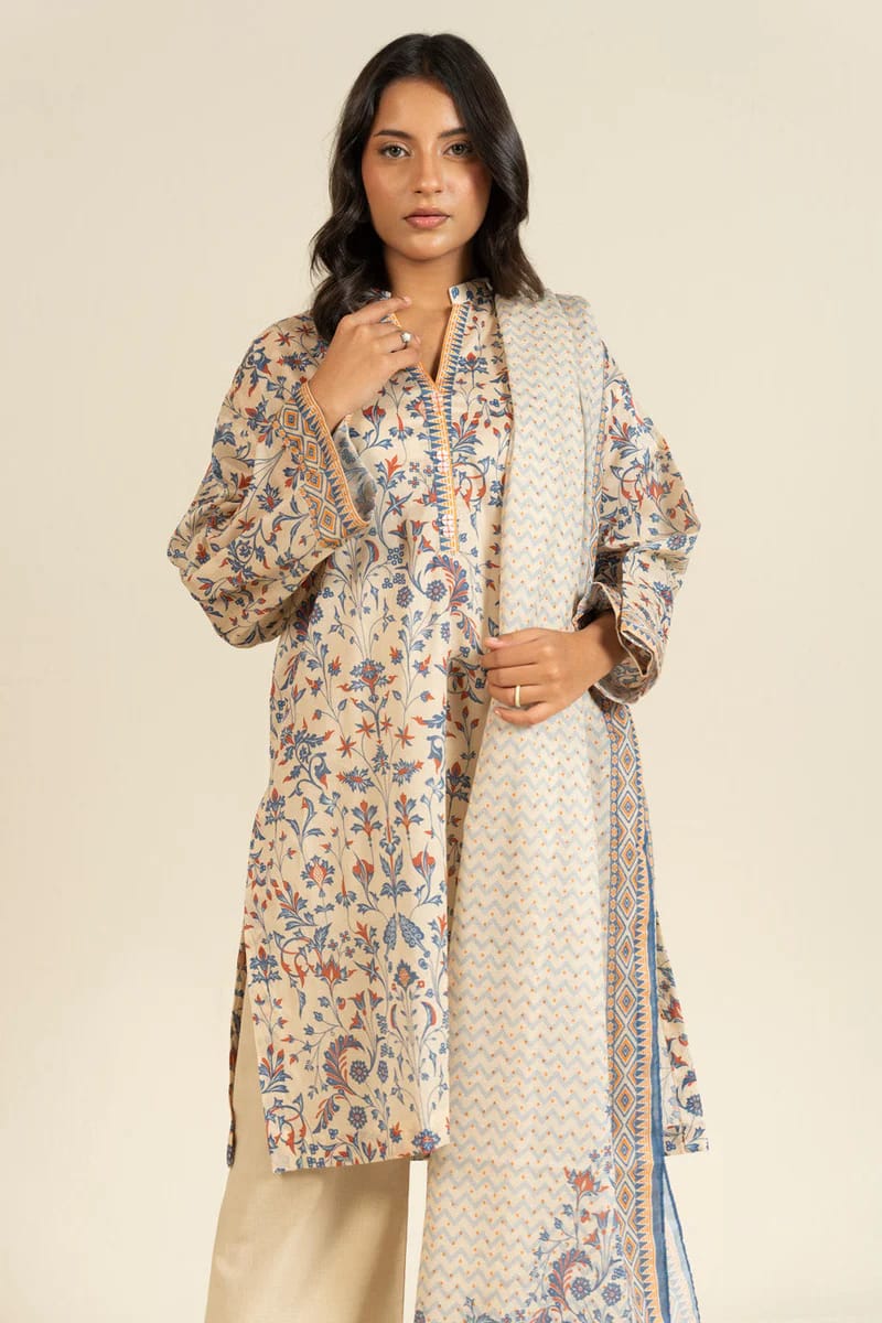 Al karam 3 piece Digital printed Lawn