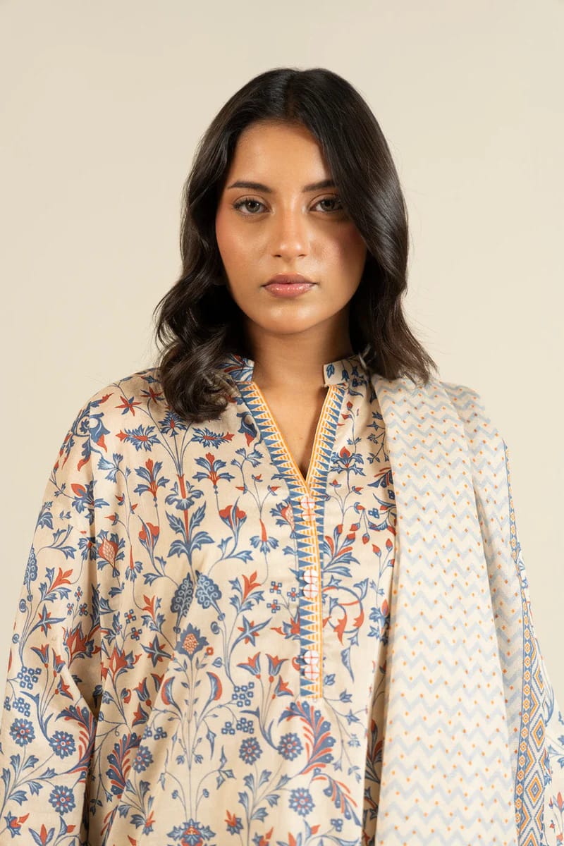 Al karam 3 piece Digital printed Lawn