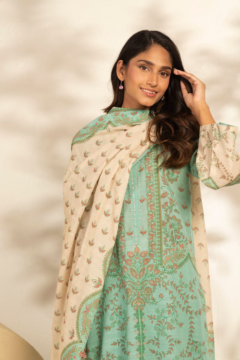 Al karam 3 piece Digital printed Lawn